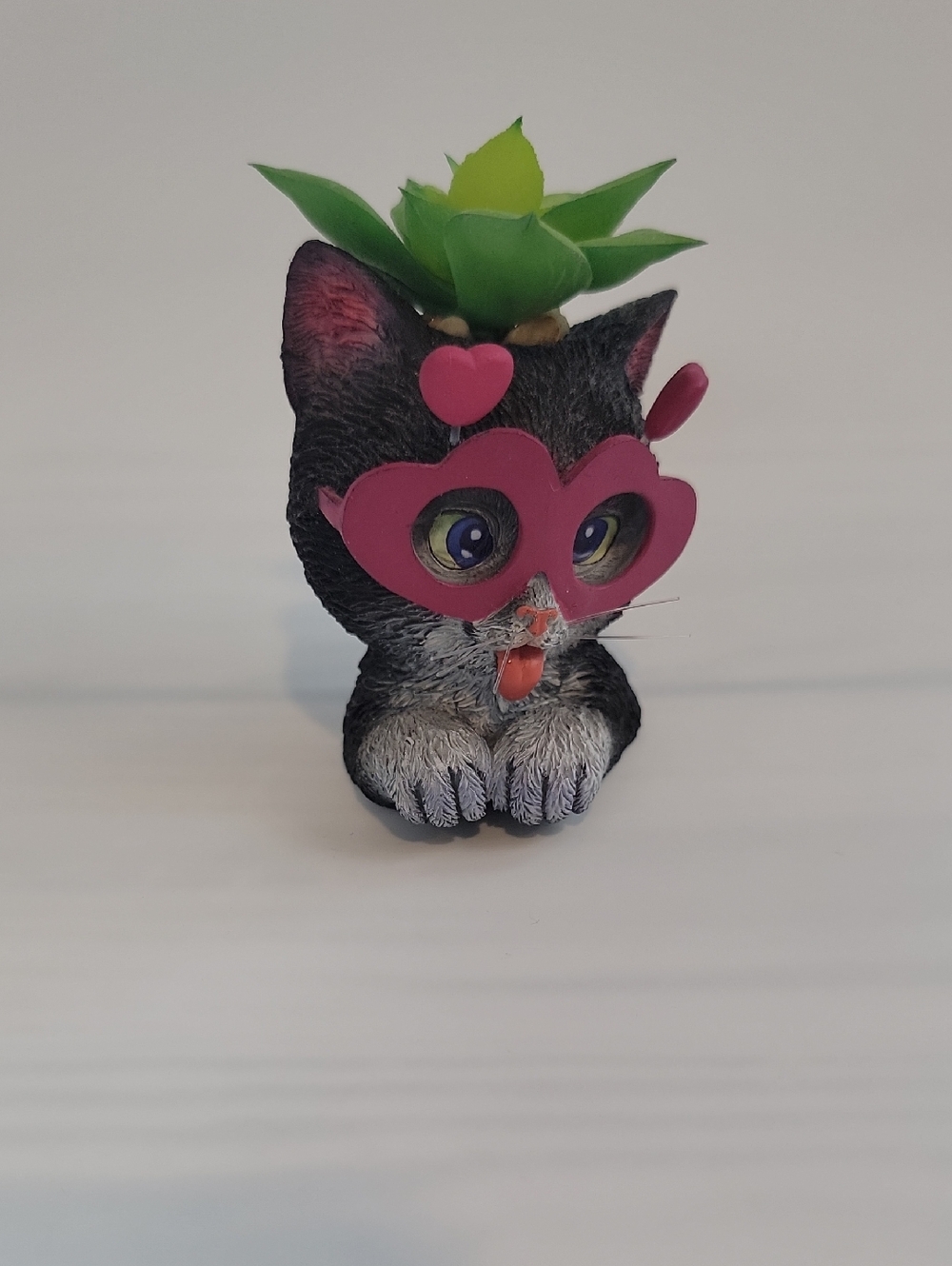 The Bradford Exchange "Purr-fect" Planters Mimi & Ruby Collectibles Sit-a-bouts